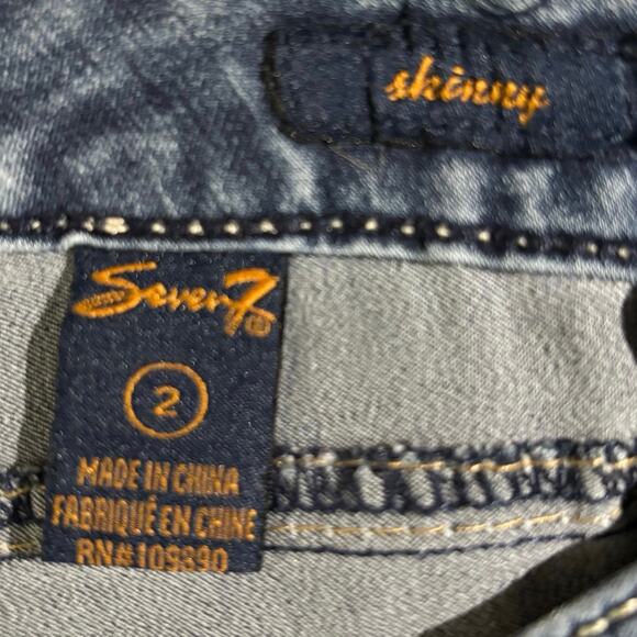 SEVEN 7 “Skinny” Jeans Womens Size 2 - Picture 10 of 12